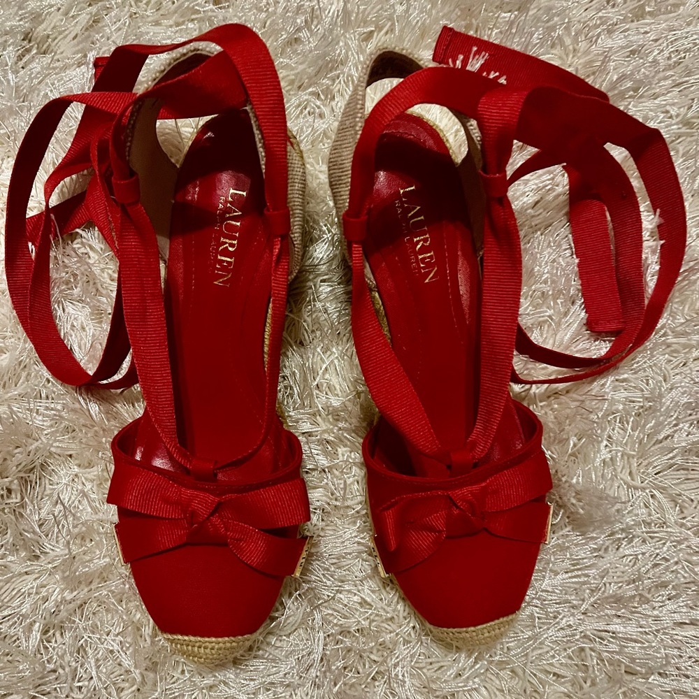 Ralph Lauren Espadrilles Size 8 (not on clearance)